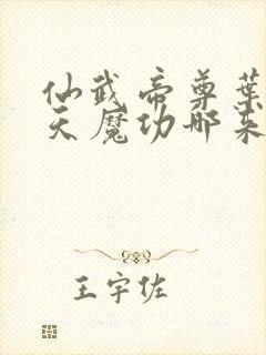 仙武帝尊叶辰吞天魔功哪来的