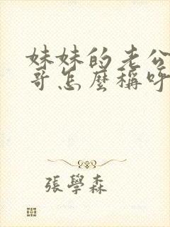 妹妹的老公的哥哥怎么称呼