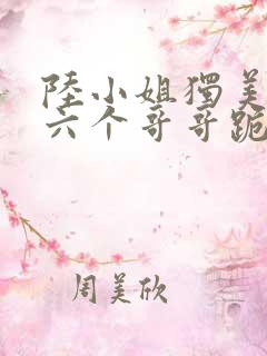 陆小姐独美后,六个哥哥跪求原谅听书