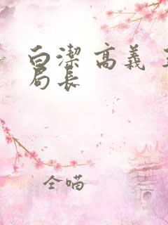 白洁 高义 王局长 白洁 高义 王局长