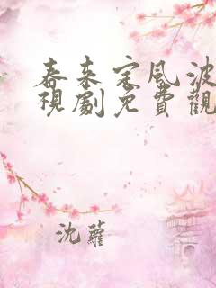 春来定风波 电视剧免费观看