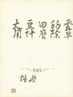 大豆田的香附子用什么除草剂