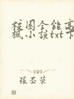 校园全能高手季枫小说txt下载完整版