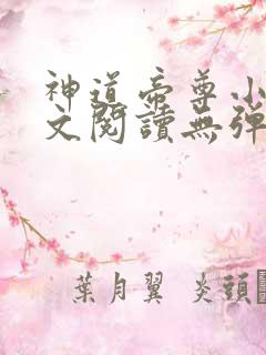 神道帝尊小说全文阅读无弹窗