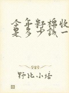 今年籽棉收购价是多少钱一斤