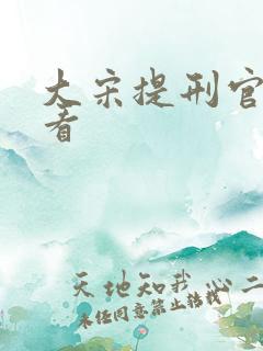大宋提刑官在线看
