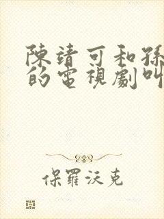 陈靖可和孙千演的电视剧叫什么