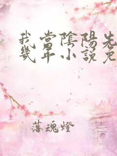 我当阴阳先生那几年小说免费看