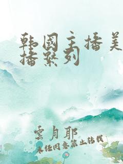 韩国主播美女主播系列