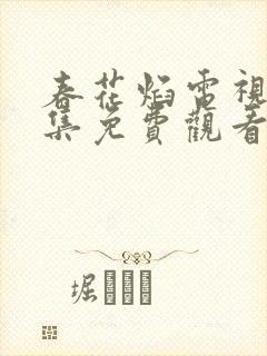 春花焰电视剧全集免费观看完整版在线观看