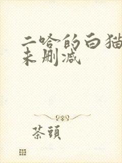 二哈的白猫师尊未删减