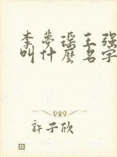 李梦瑶王强小说叫什么名字