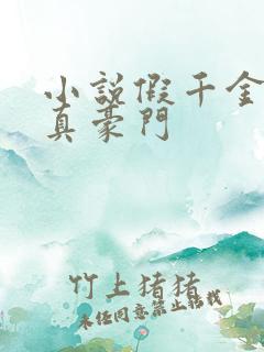 小说假千金才是真豪门