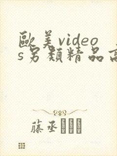欧美videos另类精品高清