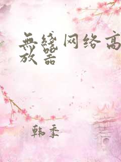 无线网络高清播放器