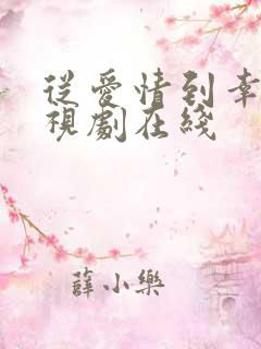 从爱情到幸福电视剧在线