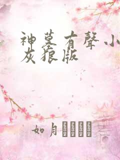 神墓有声小说大灰狼版