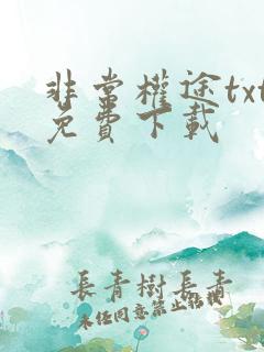 非常权途txt免费下载