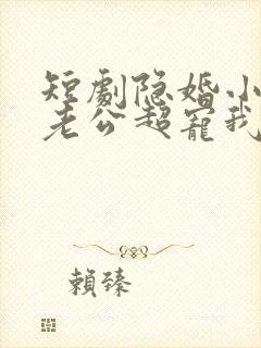 短剧隐婚小十岁老公超宠我免费观看全集