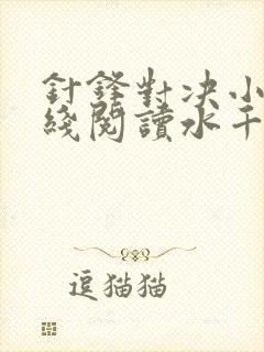 针锋对决小说在线阅读水千丞