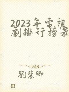 2023年电视剧排行榜最新