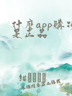 什么app购物是正品