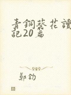 青铜葵花读书笔记20篇