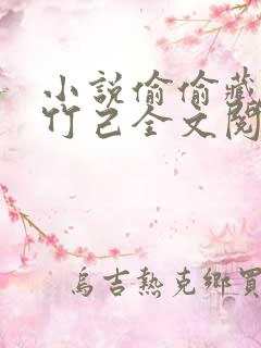 小说偷偷藏不住竹己全文阅读免费