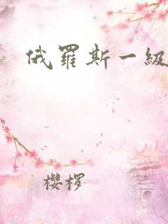 俄罗斯一级色