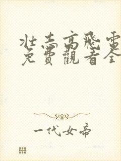 壮志高飞电视剧免费观看全集完整版
