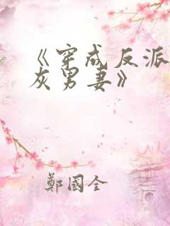 《穿成反派的炮灰男妻》