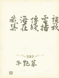 藏海传电视剧全集在线播放