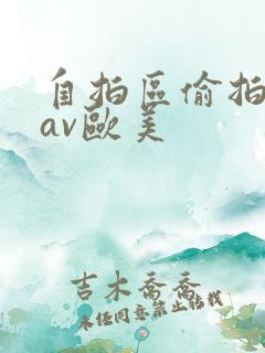 自拍区偷拍亚洲av欧美