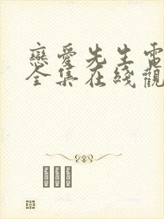 恋爱先生电视剧全集在线观看免费