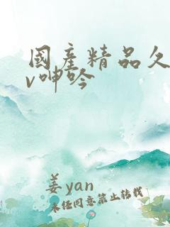 国产精品久久av呻吟