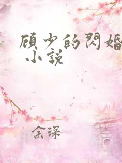 顾少的闪婚宠妻 小说