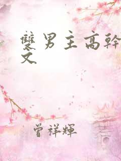 双男主高干文小文