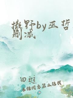 撒野by巫哲无删减