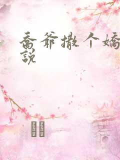 乔爷撒个娇的小说