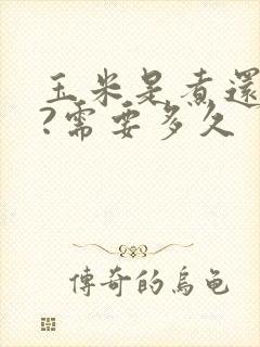 玉米是煮还是蒸?需要多久