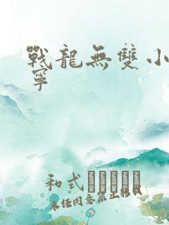 战龙无双小说陈宁