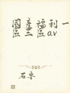 国产福利一区二区三区av