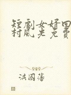 短剧女婿回乡全村风光免费观看