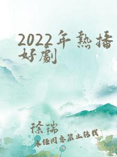 2022年热播好剧