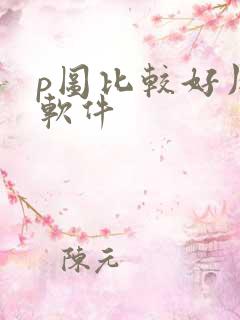 p图比较好用的软件