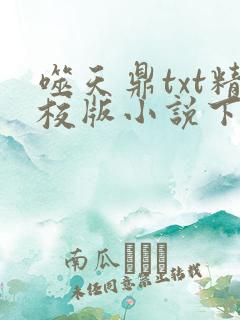 噬天鼎txt精校版小说下载