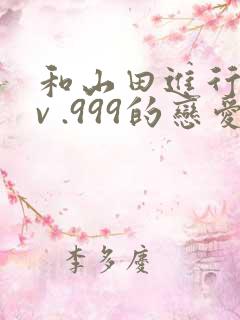 和山田进行 lv .999的恋爱