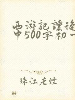 西游记读后感初中500字初一