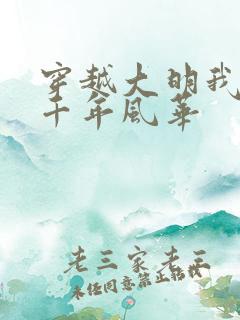 穿越大明我续写千年风华