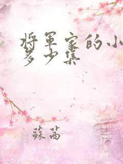 将军家的小娘子多少集